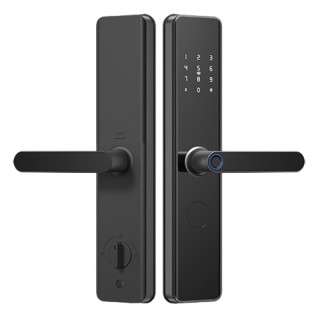  Goodlock L04A 穩定耐用 指紋刷卡密碼後備匙手機 APP 電子門鎖 包上門安裝