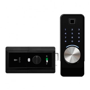  Goodlock P1 附加鎖 老虎鎖 指紋刷卡密碼後備匙手機 APP 電子門鎖 包上門安裝